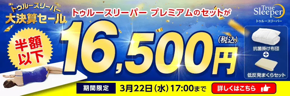 ☆週末セール早い者勝ち☆トゥルースリーパー セミダブル 青かっ