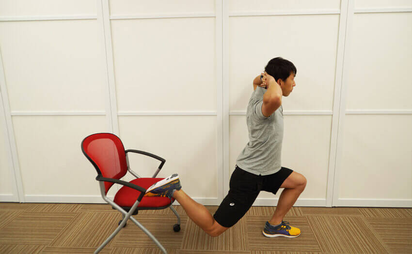 ブルガリアンスクワットのやり方2