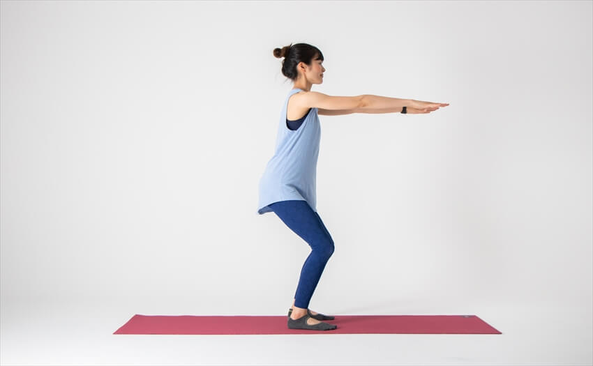 スクワットの基本(2)