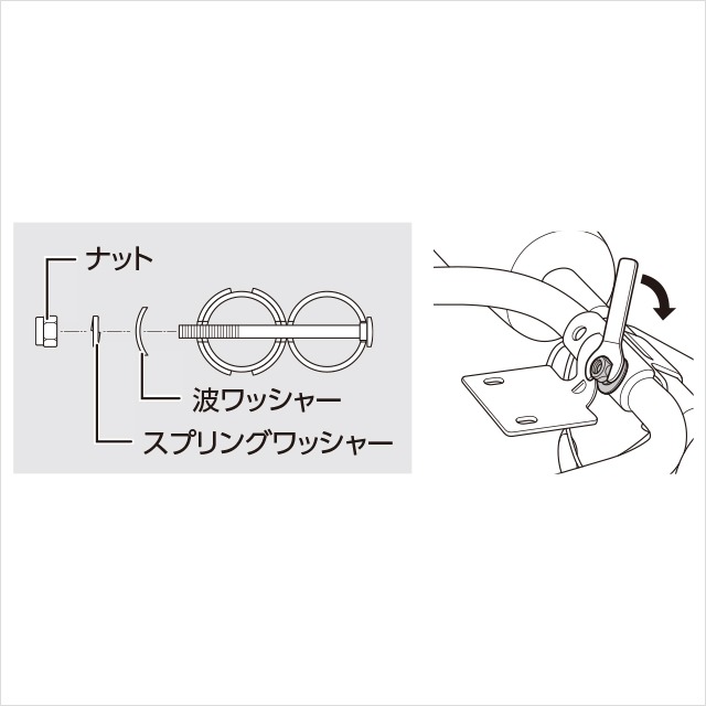 5.ハンドルをメインフレームに取り付ける（3）｜アブクラッシャー（腹筋マシン）の組み立て方