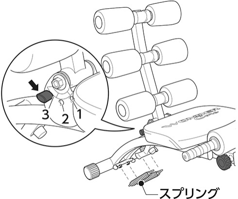 スプリングの取り付け（１）｜ワンダーコア2の組み立て方