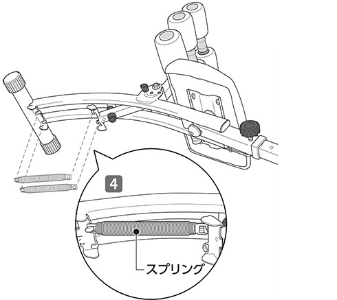 スプリングの取り付け（２）｜ワンダーコア2の組み立て方