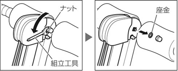 ローイングキットの取り付け（１）｜ワンダーコア2の組み立て方