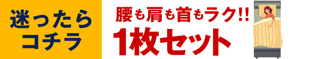 迷ったらコチラ 腰も肩も首もラク！！1枚セット