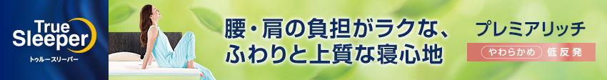 トゥルースリーパー プレミアリッチpr.2(柔らかめ・低反発マットレス)