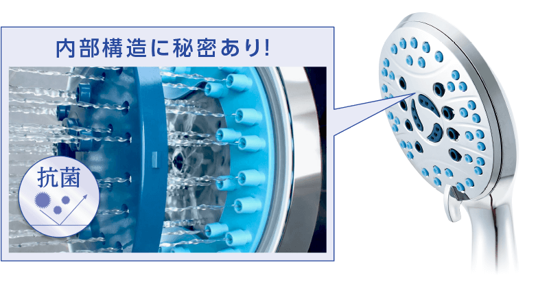 内部構造に秘密あり! 抗菌