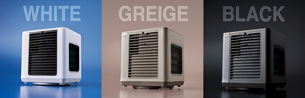 WHITE GREIGE BLACK