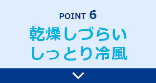 POINT6 乾燥しづらいしっとり冷風
