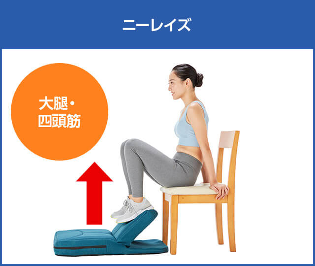 ニーレイズ 大腿・四頭筋