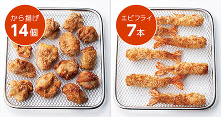から揚げ14個 エビフライ7本