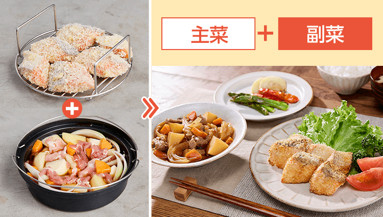 主菜+副菜