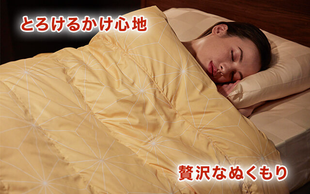 とろけるかけ心地 贅沢なぬくもり