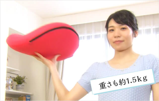 重さも約1.5kg