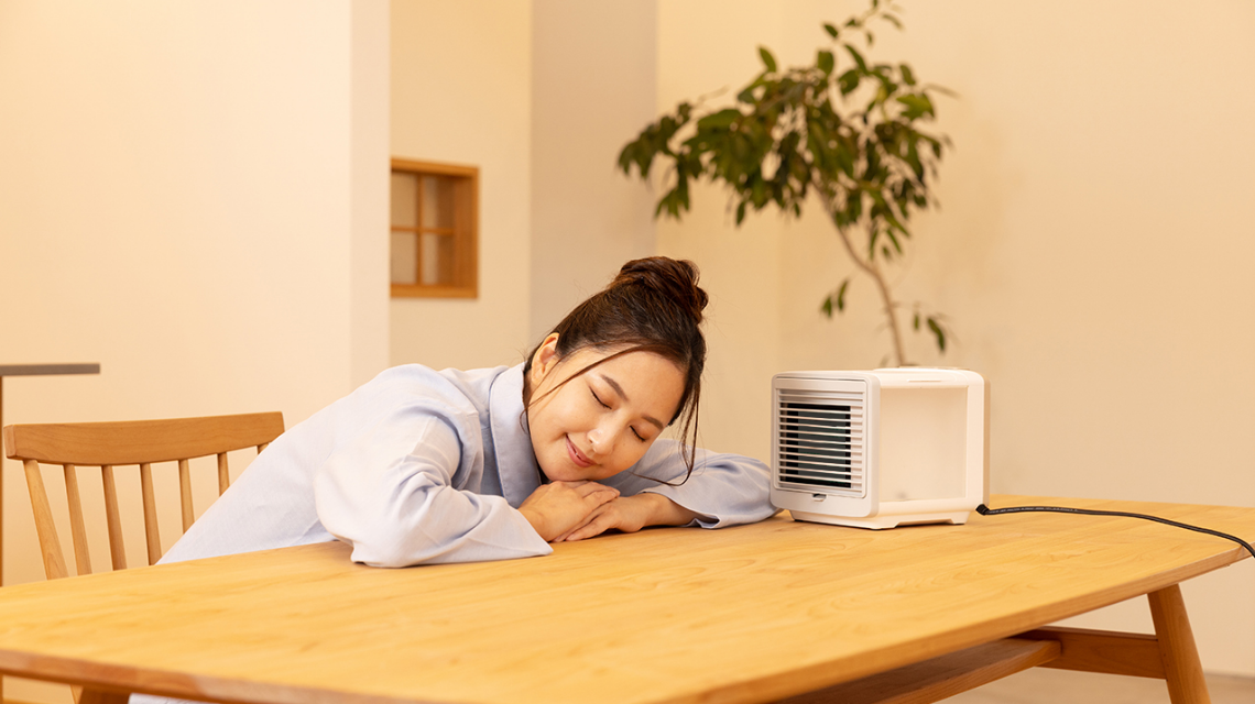 ここだん ヒートクールワンを持ち運ぶイメージ
