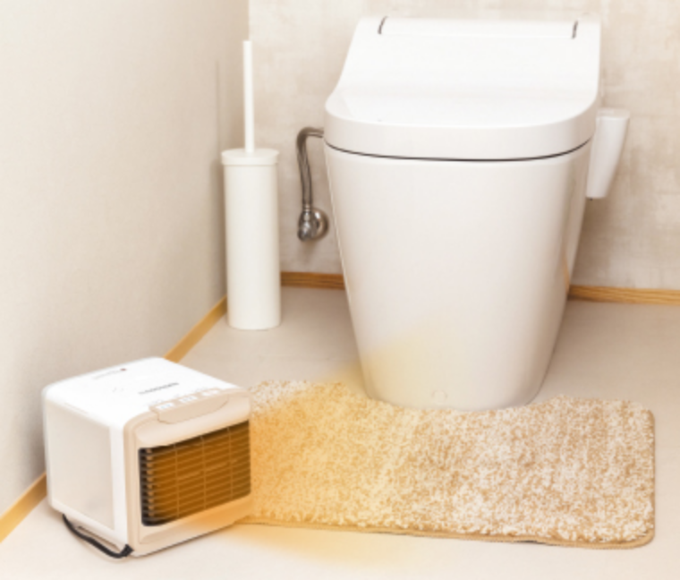 ここだん ヒートクールワン トイレでのご利用イメージ