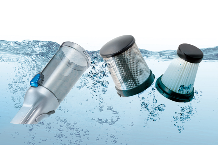 インビクタスワンのフィルター水洗いイメージ