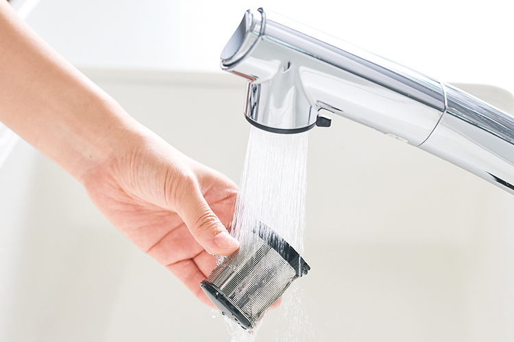 インビクタスワンV2のフィルター水洗いイメージ