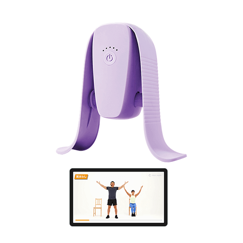 【公式】【おすすめ】マイキュット 特別セット(ラベンダーパープル)キュッとはさんでお手軽運動!座ってはさむだけで簡単に内転筋が鍛えられるフィットネスマシン