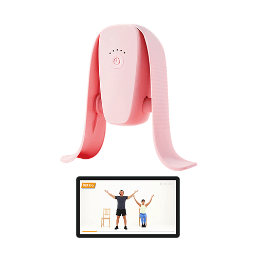 【公式】【おすすめ】マイキュット 特別セット(サクラピンク)キュッとはさんでお手軽運動!座ってはさむだけで簡単に内転筋が鍛えられるフィットネスマシン