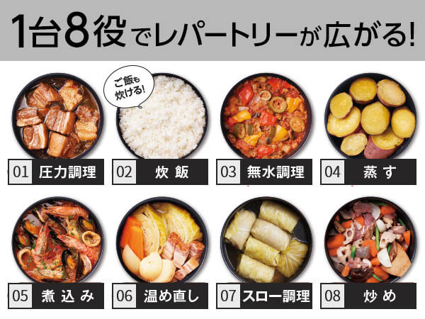 ショップジャパン クッキングプロ シルバー電気圧力鍋 クッキングプロV2 ショップジャパン クッキングプロ 電気 ショップジャパン　クッキングプロ