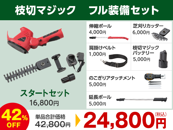 SHOPJAPAN枝切りマジック ベーシックセット 人気 未使用】枝切り