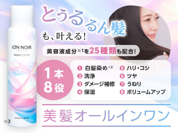 イオンノワール美容泡カラーシャンプー & エッセンス &スカルプブラシ5点セット 公式】イオンノワール 美容泡カラーシャンプー｜ショップ