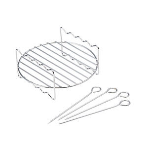 カラーラ　専用２段ラック・串４本付／専用丸型ナベ／レシピ100ブック セット カラーラ 専用2段ラック・串4本付／専用丸型ナベ／レシピ100ブック