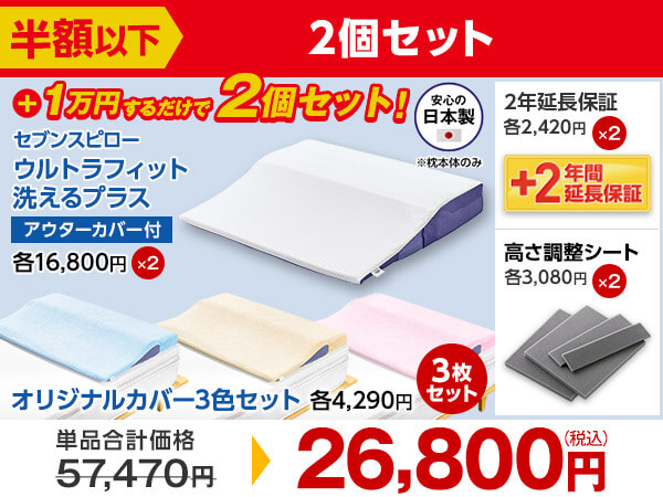 2個セット（半額以下）