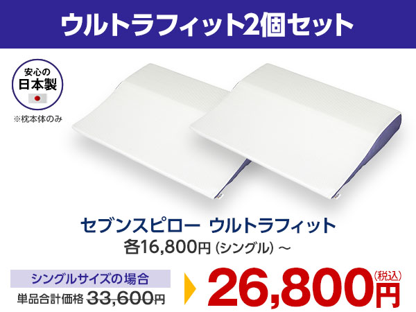 公式】トゥルースリーパー セブンスピローウルトラフィット（低反発枕 