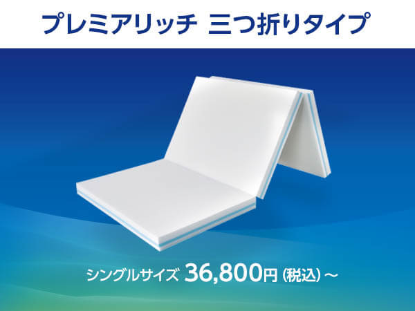 公式】トゥルースリーパー プレミアリッチ三つ折りタイプ（柔らかめ