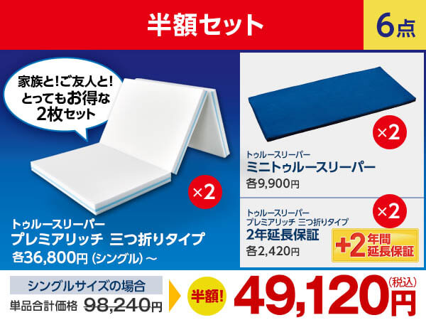 公式】トゥルースリーパー プレミアリッチ三つ折りタイプ（柔らかめ
