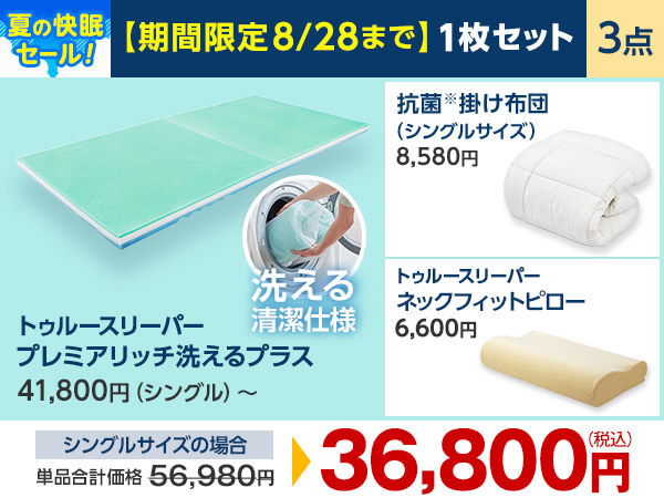 トゥルースリーパー　プレミアムリッチ　シングル　低反発マットレス シングル 新品 アウトレット 訳あり特価（箱痛み） トゥルー